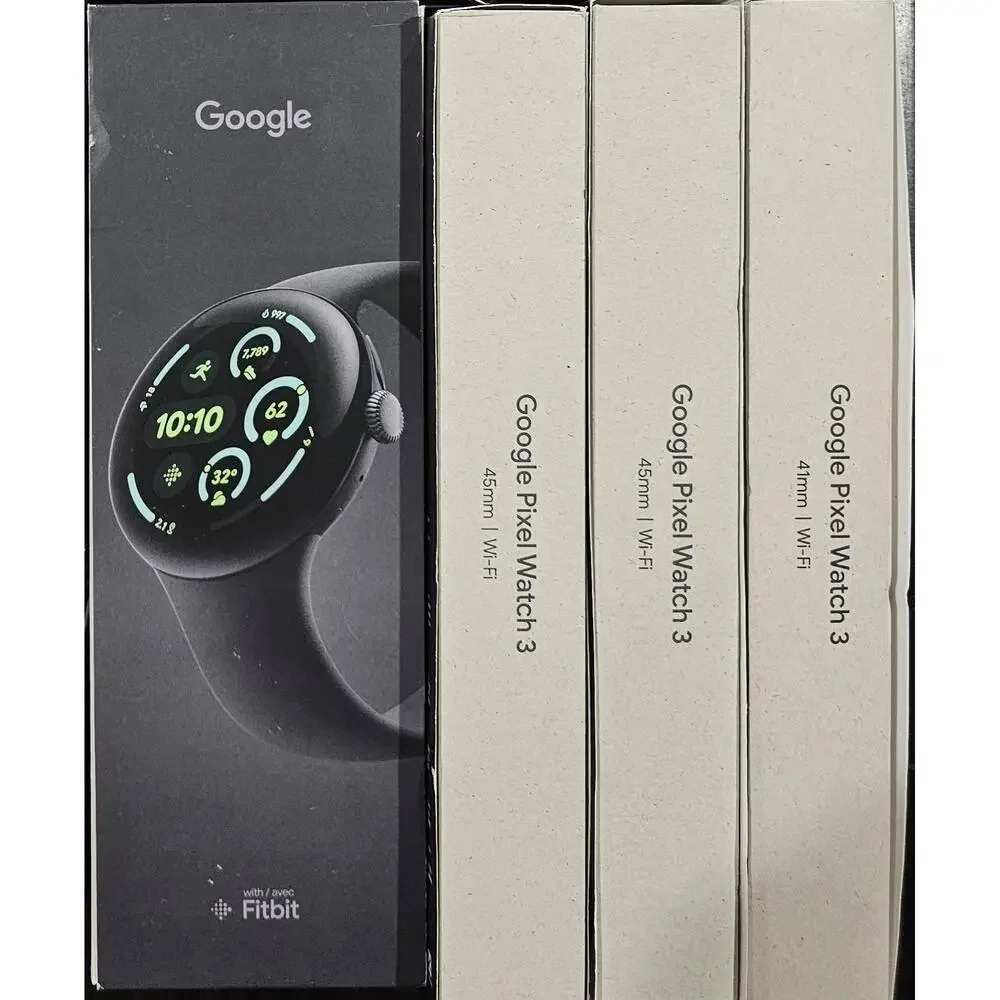 New! Google Pixel Watch 3 Smartwatch 41mm Smart Sports Watch GPS w/ Fitbit Wi-Fi